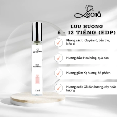 Nước hoa nữ Narciso Pure Musc Nar trắng chiết 10ml - Quyến rũ, Thanh lịch, Nữ tính - Flora Perfum - Giá ưu đãi 127k