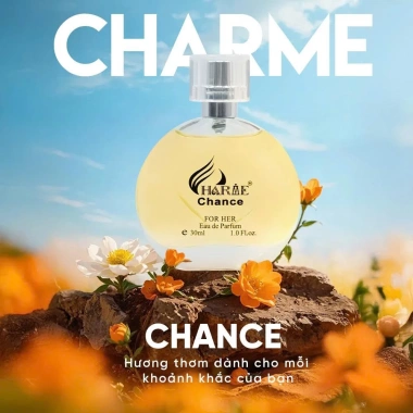 Nước hoa nữ thơm lâu Charme Chance vani - Nữ tính 30ml Chính hãng 175.000đ 5 Nước hoa nữ thơm lâu Charme Chance vani - Nữ tính 30ml Chính hãng 175.000đ 5