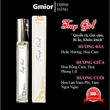 Nước hoa nữ Trap Girl 10ml - Ngọt ngào, gợi cảm, lưu hương 8‑12h, giá 45.000đ 4 Nước hoa nữ Trap Girl 10ml - Ngọt ngào, gợi cảm, lưu hương 8‑12h, giá 45.000đ 4