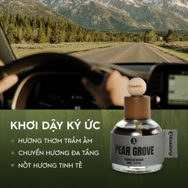 Nước hoa ô tô 1Roadtrip 100ml Pear Grove - Tinh dầu thiên nhiên, khử mùi, chống say xe, thơm lâu, giảm giá 386k 4