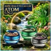 Nước Hoa Ô Tô ATOM 55ml Chính Hãng – Dầu Thơm Khử Mùi, Thanh Lọc Không Khí, Chống Say Xe Cao Cấp