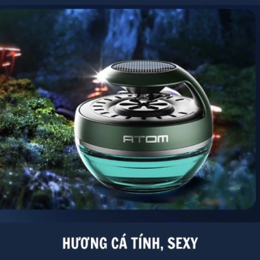 Nước Hoa Ô Tô ATOM 55ml Chính Hãng – Dầu Thơm Khử Mùi, Thanh Lọc Không Khí, Chống Say Xe Cao Cấp