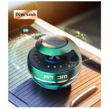 Nước hoa ô tô Atom khử mùi, chống say xe, cánh quạt năng lượng mặt trời – 168.000₫