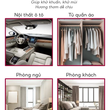 Nước hoa ô tô AutoX Nano Bạc – Hương gỗ thơm trầm, diệt khuẩn, kháng mùi, chống say xe, an toàn sức khỏe – 199.000đ 4