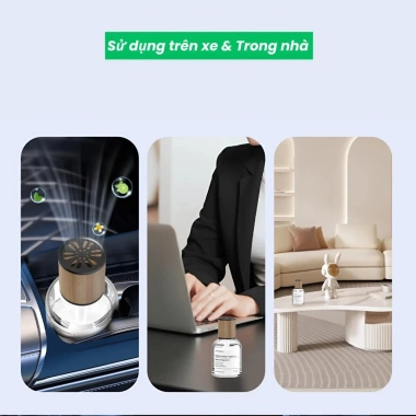 Nước Hoa Ô Tô Cao Cấp 160ml - Khử Mùi, Chống Say Xe, Hương Thơm Giá 37.240₫ 5