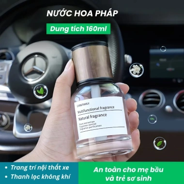 Nước Hoa Ô Tô Cao Cấp 160ml - Khử Mùi, Chống Say Xe, Hương Thơm Giá 37.240₫ 6