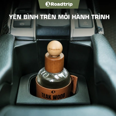 Nước Hoa Ô Tô Cao Cấp 1Roadtrip 100ml - Hương Gỗ Tế, Tinh Dầu Thiên Nhiên, Chống Say Xe, Khử Mùi