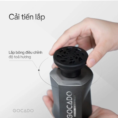 Nước Hoa Ô Tô Cao Cấp Gocado VƯỢNG BOSS GRAY 160ml - Hương Tươi Mát, Khử Mùi, Chống Say, Dễ Chịu 3