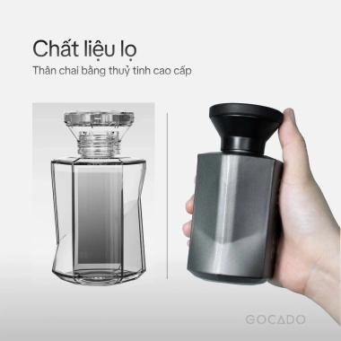 Nước Hoa Ô Tô Cao Cấp Gocado VƯỢNG BOSS GRAY 160ml - Hương Tươi Mát, Khử Mùi, Chống Say, Dễ Chịu 5