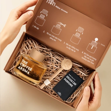 Nước Hoa Ô Tô Cao Cấp Hương Cà Phê Aroma - Khử Mùi Dễ Chịu, Không Gây Say Xe, Giá 250.000₫