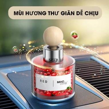 Nước hoa ô tô cao cấp hương hoa quả, khử mùi hiệu quả, chống say xe - 171,100₫ 2