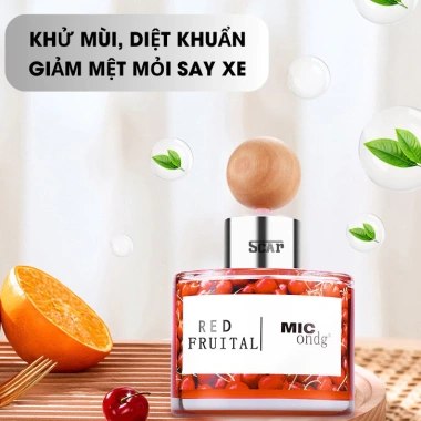 Nước hoa ô tô cao cấp hương hoa quả, khử mùi hiệu quả, chống say xe - 171,100₫ 4