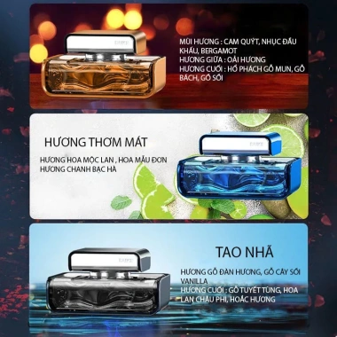 Nước Hoa Ô Tô DUKE Cao Cấp - Khử Mùi, Chống Say Xe, Hương Sang Trọng Nội Thất Xe 6