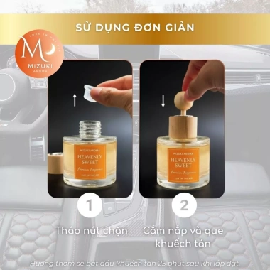 Nước Hoa Ô Tô MIZUKI Aroma Cao Cấp - Tinh Dầu Thơm Xe, Chống Say, Thư Giãn, 279.000₫ 5