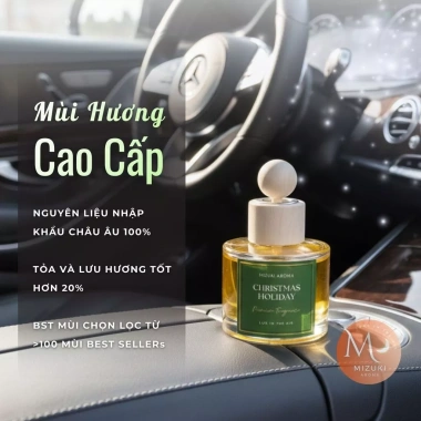 Nước Hoa Ô Tô MIZUKI Aroma Cao Cấp - Tinh Dầu Thơm Xe, Chống Say, Thư Giãn, 279.000₫ 6