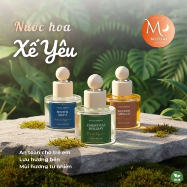 Nước Hoa Ô Tô MIZUKI Aroma Cao Cấp - Tinh Dầu Thơm Xe, Chống Say, Thư Giãn, 279.000₫ 8
