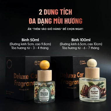 Nước Hoa Ô Tô Mùi Cafe Roasted Coffee HENY GARDEN - Khử Mùi, Chống Say Xe 339k 9