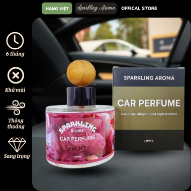 Nước Hoa Ô Tô Sparkling Aroma Cao Cấp - Tinh Dầu Sang Trọng, Khử Mùi, Chống Say Xe, An Toàn 139k 7