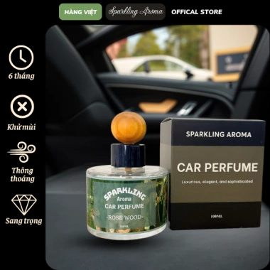 Nước Hoa Ô Tô Sparkling Aroma Cao Cấp - Tinh Dầu Sang Trọng, Khử Mùi, Chống Say Xe, An Toàn 139k 10