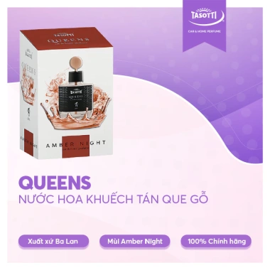Nước Hoa Ô Tô TASOTTI QUEENS 100ml Khử Mùi Chống Say Xe Tinh Dầu Treo Xe Cao Cấp 150.000 VND 10