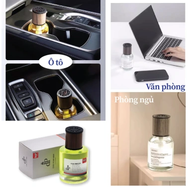 Nước hoa ô tô tinh dầu thơm 4 mùi, khử mùi, lưu hương lâu, giảm say xe - 98.000đ 5 Nước hoa ô tô tinh dầu thơm 4 mùi, khử mùi, lưu hương lâu, giảm say xe - 98.000đ 5