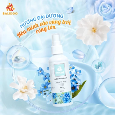 Nước hoa quần áo Bali Ogo 100ml - Xịt vải khô thơm lâu, kháng khuẩn, giảm giá 34k