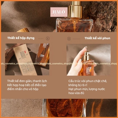 Nước hoa Tanxiang thơm lâu, hương đàn hương quyến rũ, lưu hương sang trọng 125k