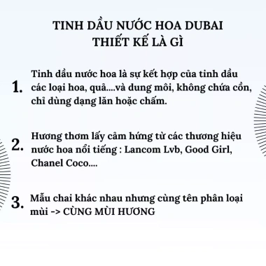 Nước hoa tinh dầu Dubai PEMIKI nam nữ 15ml - Thơm lâu, chính hãng, giá 142.499₫