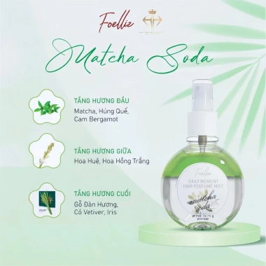 Nước Hoa Tóc Foellie Perfume - Dưỡng chất, tóc mềm mượt, cấp ẩm, giảm 219k