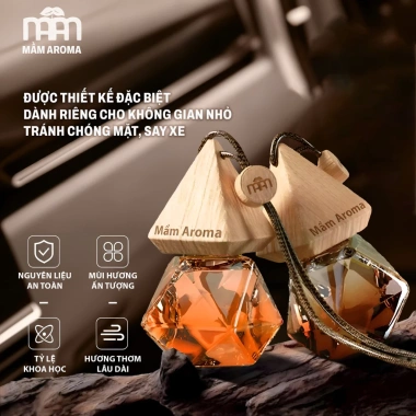Nước Hoa Treo Xe Ô Tô Mầm Aroma Hương Cafe - Tinh Dầu Khử Mùi, Dễ Chịu, Không Gây Say, Giá 79.000đ 2