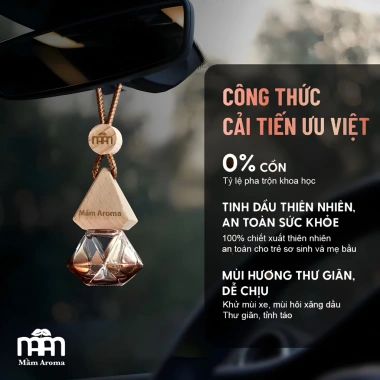Nước Hoa Treo Xe Ô Tô Mầm Aroma Hương Cafe - Tinh Dầu Khử Mùi, Dễ Chịu, Không Gây Say, Giá 79.000đ 3
