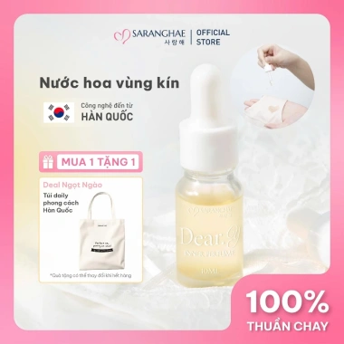 Nước Hoa Vùng Kín Saranghae Dear.Y Thuần Chay 10ml - Hương Cánh Đồng Hoa Sau Mưa, Mát Mẻ, Quyến Rũ