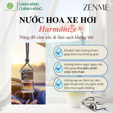 Nước Hoa Xe Hơi Zenme 8ml – Thơm Lâu, Giảm Say Xe, Nhiều Mùi Hương, Giá 87.000₫
