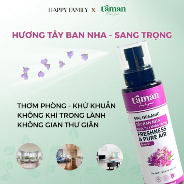 Nước Hoa Xịt Phòng TAMAN Cao Cấp Hương Tây Ban Nha - Thơm Lâu, Lưu Hương Dễ Chịu, Giá 58.800₫ 4
