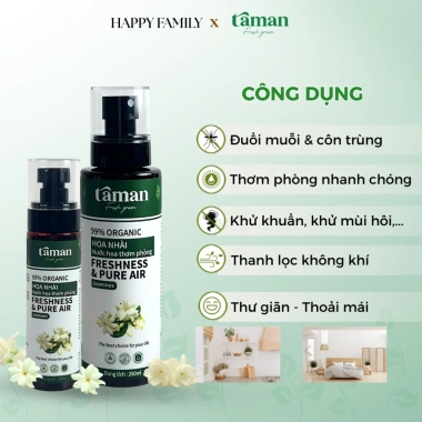 Nước hoa xịt phòng TAMAN hương hoa nhài Thơm lâu lưu hương dễ chịu 58,800 VND 2