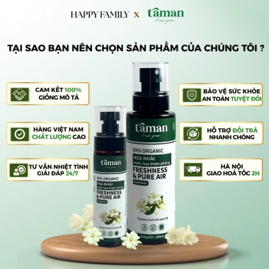 Nước hoa xịt phòng TAMAN hương hoa nhài Thơm lâu lưu hương dễ chịu 58,800 VND 9