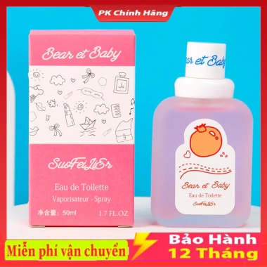 Nước hoa xịt thơm BEAR BABY trẻ em 50ml tránh muối đốt, an toàn, chỉ 24.500₫ 9