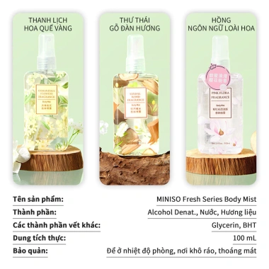 Nước Hoa Xịt Thơm Cơ Thể 100ml - Hương Trái Cây Lâu Dài, Dễ Mang Theo, Phù Hợp Nam và Nữ - Giá Ưu Đãi 36,630₫