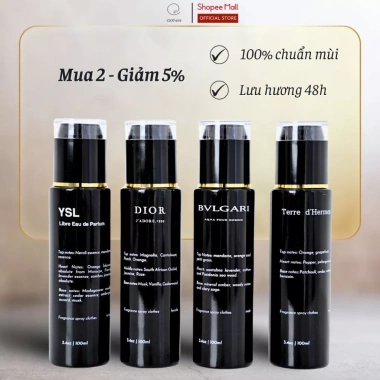 Nước Hoa Xịt Thơm Quần Áo Cao Cấp 100ml - Giữ Mùi Lâu, Hương Thơm | CLOU Asia