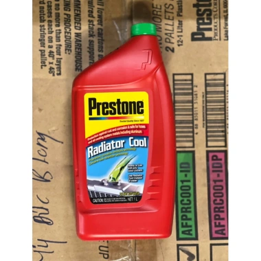 Nước làm mát Prestone 1L - Nước giải nhiệt ké t động cơ ô tô du lịch, màu xanh đỏ, thương hiệu Mỹ, giá 76.000₫ Nước làm mát Prestone 1L - Nước giải nhiệt ké t động cơ ô tô du lịch, màu xanh đỏ, thương hiệu Mỹ, giá 76.000₫