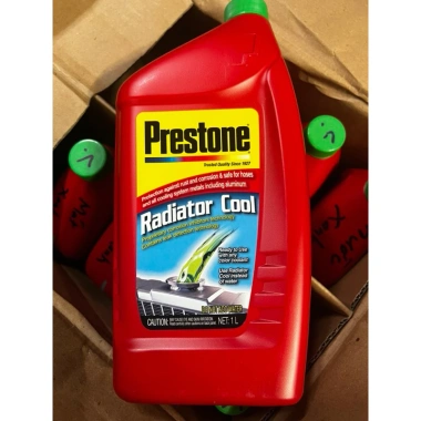 Nước làm mát Prestone 1L - Nước giải nhiệt ké t động cơ ô tô du lịch, màu xanh đỏ, thương hiệu Mỹ, giá 76.000₫