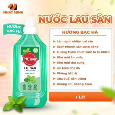 Nước Lau Sàn Đậm Đặc 1L XCleen Hương Nước Hoa Pháp - Thơm Lâu, Siêu Tiết Kiệm, Khử Mùi - Giá 46.000 VND 8