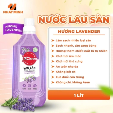 Nước Lau Sàn Đậm Đặc 1L XCleen Hương Nước Hoa Pháp - Thơm Lâu, Siêu Tiết Kiệm, Khử Mùi - Giá 46.000 VND 9