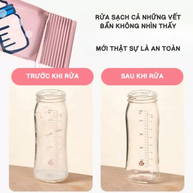 Nước Rửa Bình Sữa BIG HEADED BIRD Hương Trái Cây 20 Gói 4ml Du Lịch 30.000 VND