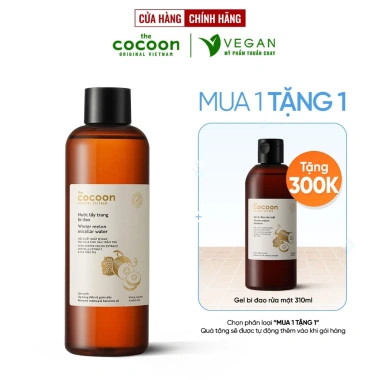 Nước tẩy trang bí đao Cocoon 500ml – Dành cho da dầu, da mụn, thuần chay, chỉ 238.950₫