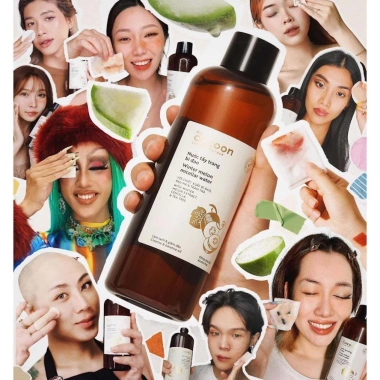 Nước tẩy trang bí đao Cocoon Rosslyn 140ml/500ml - Tẩy sạch makeup, giảm dầu, giá ưu đãi 173k