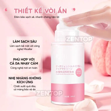 Nước Tẩy Trang HEYXI 300ml - Làm sạch sâu, dịu nhẹ cho da dầu và da nhạy cảm, giảm giá 33.499 VND