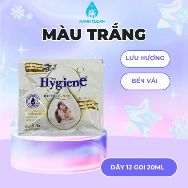 Nước Xả Vải Hygiene Dây 12 Gói 20ml - Hương Thơm Lâu, Làm Mềm Vải, Công Nghệ Thái Lan, Giá 6.000 VND 8