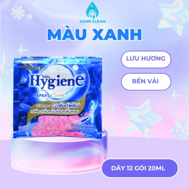 Nước Xả Vải Hygiene Dây 12 Gói 20ml - Hương Thơm Lâu, Làm Mềm Vải, Công Nghệ Thái Lan, Giá 6.000 VND 10