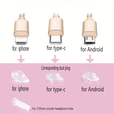 Nút Bịt Chống Bụi Mobile Hình Hoa Lily - Đệm Lỗ Cắm Điện Thoại DIY Giá 36,477 VND 7